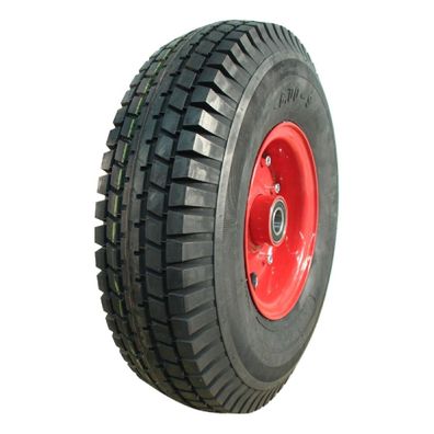 Komplettrad 6.00-9 V-6509 KINGS TIRE 10PR Stahlfelge Rot TT