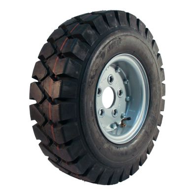 Komplettrad 6.00x9 KINGS TIRE V-2502 12PR TT Stahlfelge grau