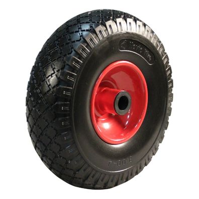 PU Reifen + Rad 3.00x4 Block Novio Serie 53 Rollenlager Ø20