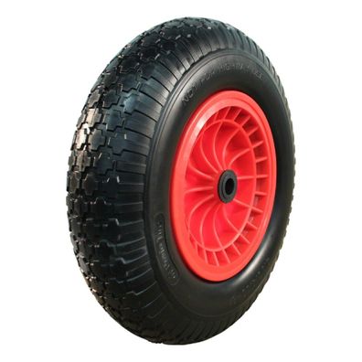 PU Reifen + Rad 4.00x8 Block Novio Serie 53 Rollenlager Ø25