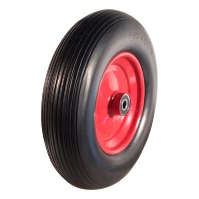 PU Reifen + Rad 4.00x8 Rillen Novio Serie 53 Kugellager 20 mm