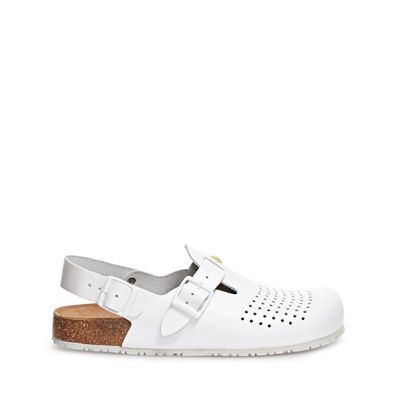 Abeba Berufsschuhe Nature Berufsclog – Perforiert, Glattleder, Gummikork,