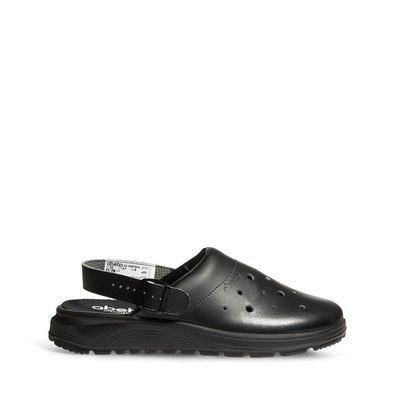 Abeba Berufsclog Easy 2.0 Clog – Perforiert, Glattleder, Schnalle, OB, Src