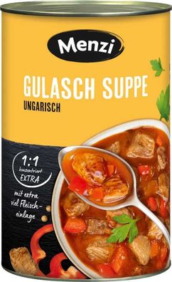 Menzi Gulaschsuppe ungarisch extra 1:1 konzentriert 4,2 kg (ergibt ca. 8,4 L)