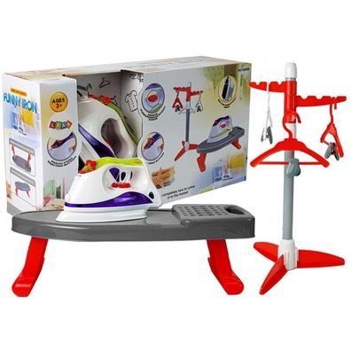 Leantoys Aufbügelbare Batterien. Planke. Stehend mit Kleiderbügeln