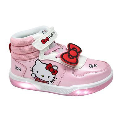 Hello Kitty Kinder Sporty Shoes mit Licht Freizeitschuhe aus Polyurethanleder und