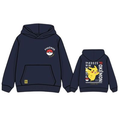 Pokemon Kapuzenpulli – Kinder Hoodie mit Motiv 3–8 Jahre