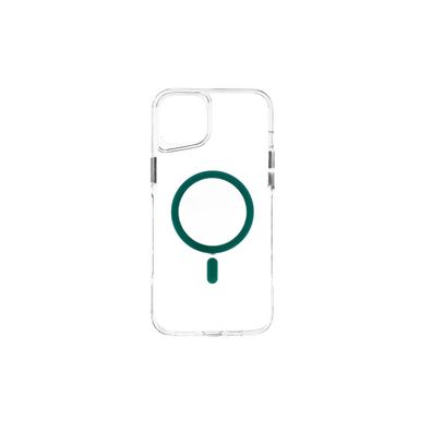 Anti-Shock Handyhülle mit Magnetfunktion Kompatibel mit iPhone 15 Pro Transparent