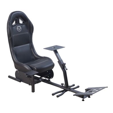 Qware Race Seat MAX schwarz Rennsitz für Simulation