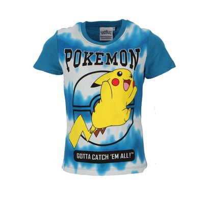 Pokemon T-shirt kurzarm Shirt aus Baumwolle für Kinder