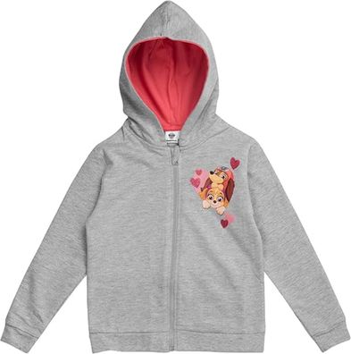 Paw Patrol Sweatjacke für Mädchen – Kapuzenpullover mit Reißverschluss Hoodie für