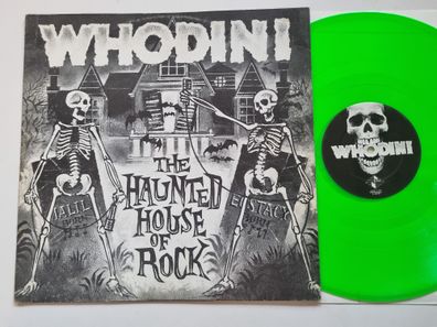 Whodini - The Haunted House Of Rock 12'' Vinyl Maxi UK GREEN VINYL