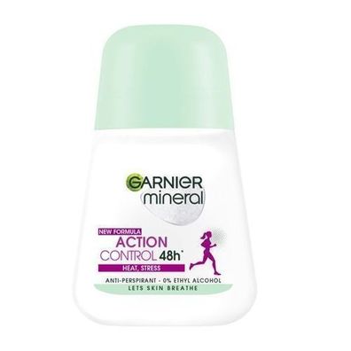 Garnier Mineral Action Control Anti-Transpirant Roll-On, 50ml