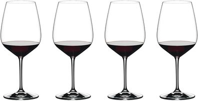 Riedel Extreme Red Wine Set – 8er Vorteilset aus 2 x 4er Set + 4 EKM Living Trinkh