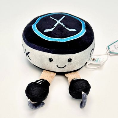 Jellycat Amuseables Sports Ice Hockey Puck Plüschtier Spielzeug Kuscheltier 12cm