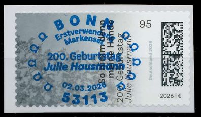 BRD BUND 2026 Nr 3959 ESST zentrisch gestempelt XA9700E