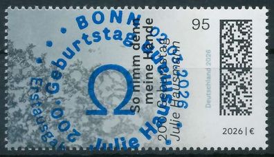 BRD BUND 2026 Nr 3956 ESST zentrisch gestempelt XA97066