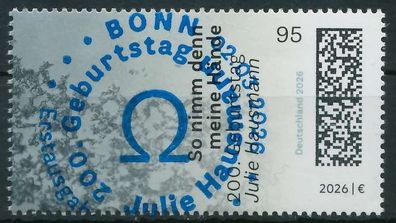 BRD BUND 2026 Nr 3956 ESST zentrisch gestempelt XA97072