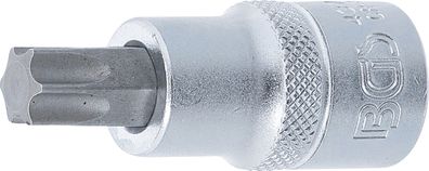 Bit-Einsatz | Antrieb Innenvierkant 12,5 mm (1/2") | T-Profil (für Torx) T55 BGS