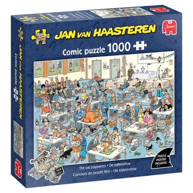 Jan van Haasteren, Die Katzenshow, 1000 Teile Puzzle