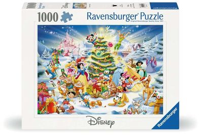Disney Weihnachten – 1000 Teile Puzzle von Ravensburger