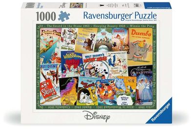 Disney Vintage Movie Poster – 1000 Teile Puzzle von Ravensburger
