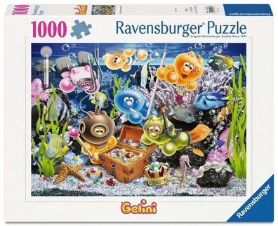 Ravensburger Puzzle – Gelini im Unterwasserspaß (1000 Teile)