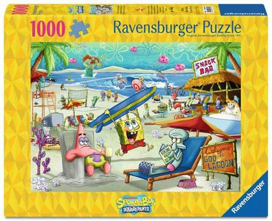 Beach Fun at the Goo Lagoon – 1000 Teile Puzzle SpongeBob Schwammkopf