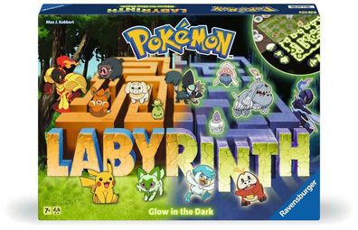 Ravensburger, Pokemon Labyrinth Glow in The Dark Edition