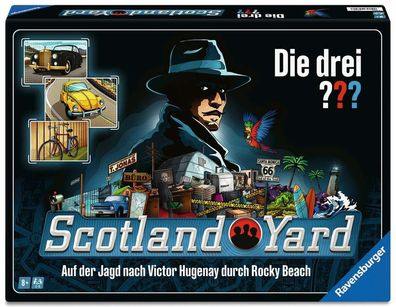 Ravensburger Die drei ??? Scotland Yard – Familienspiel ab 8 Jahren