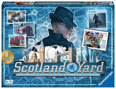 Scotland Yard – Ravensburger Detektivspiel ab 8 Jahren für 2–6 Spieler