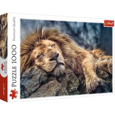Trefl, schlafender Löwe, 1000 Teile Puzzle