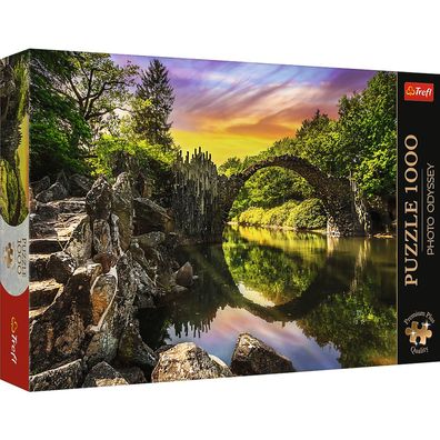 Trefl, Rakotzbrücke in Kromlau, 1000 Teile Premium Plus Puzzle
