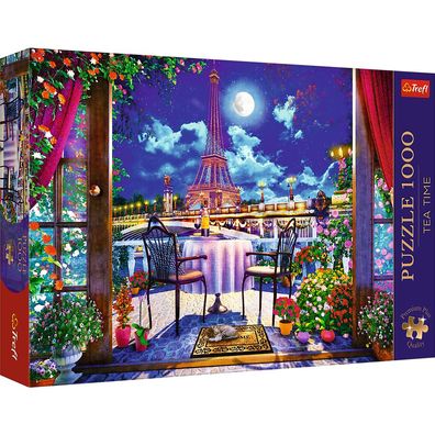 Trefl, Paris im Mondlicht, 1000 Teile Premium Plus Puzzle