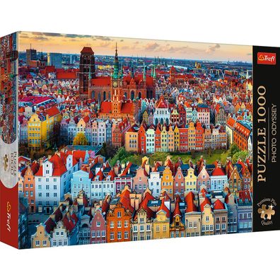 Trefl, Blick auf Danzig, 1000 Teile Premium Plus Puzzle