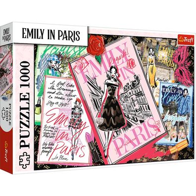 Trefl, Emily in Paris, Magazin, 1000 Teile Puzzle