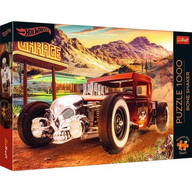 Trefl, Hot Wheels, Bone Shaker, 1000 Teile Premium Plus Puzzle