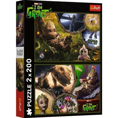 Trefl, Marvel Guardians of the Galaxy, 2x 200 Teile Puzzle