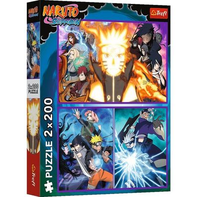 Trefl, Naruto, 2x 200 Teile Puzzle