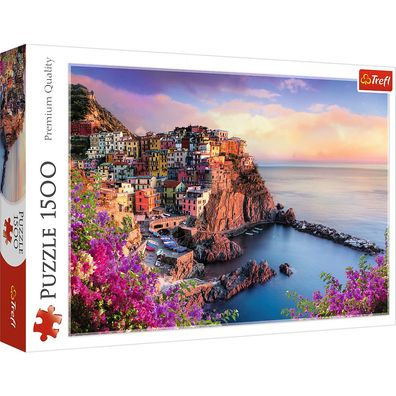 Trefl, Sicht auf Manarola, 1500 Teile Puzzle
