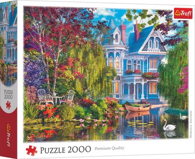 Trefl, Haus am See, 2000 Teile Puzzle
