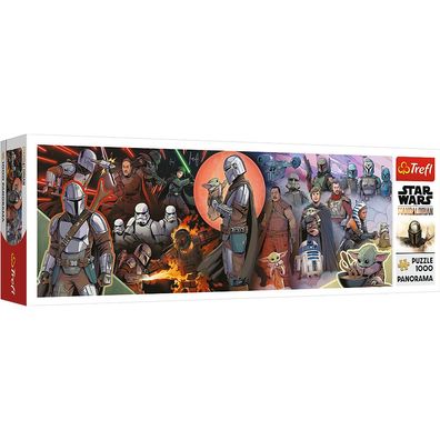 Trefl, Star Wars Mandalorian, 1000 Teile Panorama Puzzle