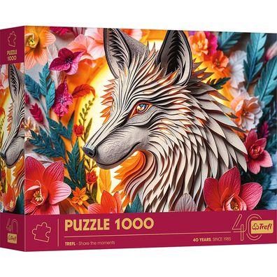 Trefl, 40 Jahre Trefl Jubiläum, Wolf, 1000 Teile Puzzle