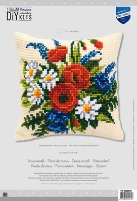 Vervaco PN-0008549 Stickkissen Motiv Blumen 2