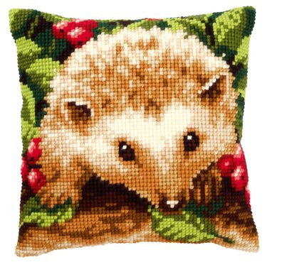 Vervaco PN-0146403 Kreuzstichkissen - Set Igel mit Beeren