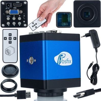 Draco Blue Mikroskopkamera KMDBP-HDMI-VGA – 2MP FullHD | C-Mount, HDMI/VGA