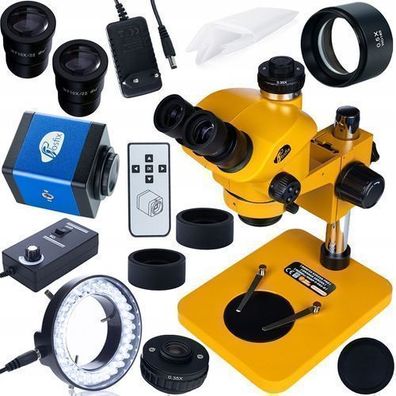 Rosfix Stereomikroskop Sirius Pro – Zoom 7–50x Greenough | WF10X/22, C-Mount