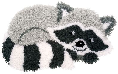 Vervaco PN-0156421 Knüpfteppich / Wandbehangpackung Waschbär