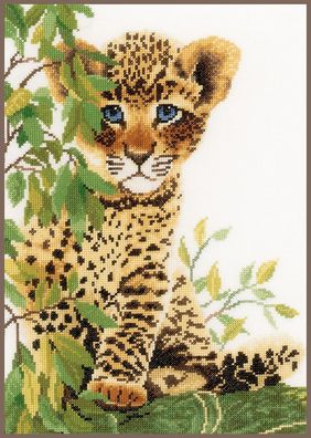 Lanarte PN-0158160 Kleiner Leopard Kreuzstichpackung