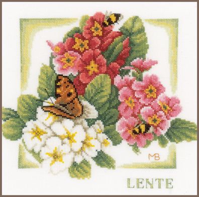 Lanarte PN-0162302 Der Frühling Kreuzstichpackung